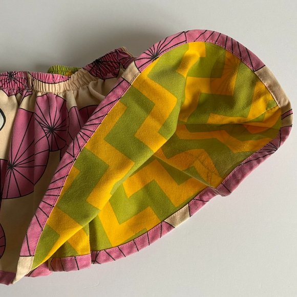 Right Bank Babies Circle Skirt Floral Bird 12 M - Picture 7 of 11